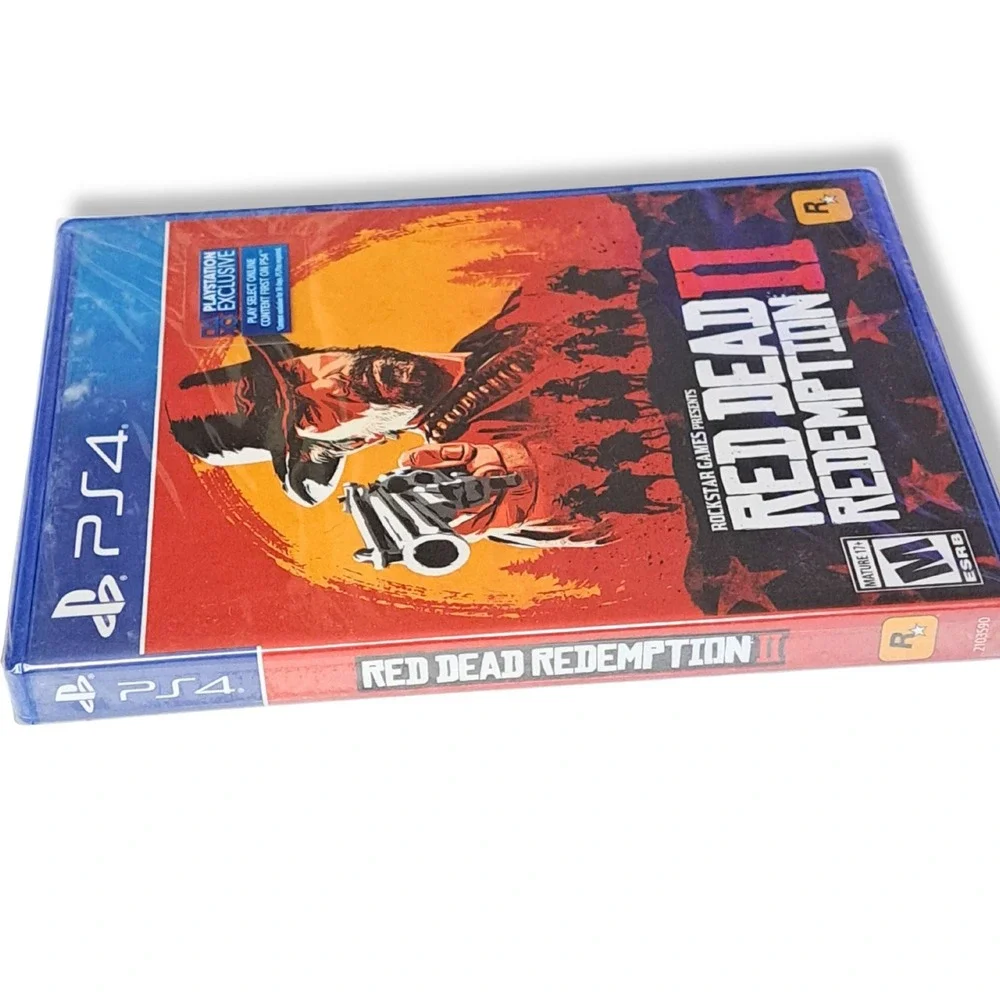 Rockstar Games Red Dead Redemption II PS4 Blue Western Action Adventure Game New
